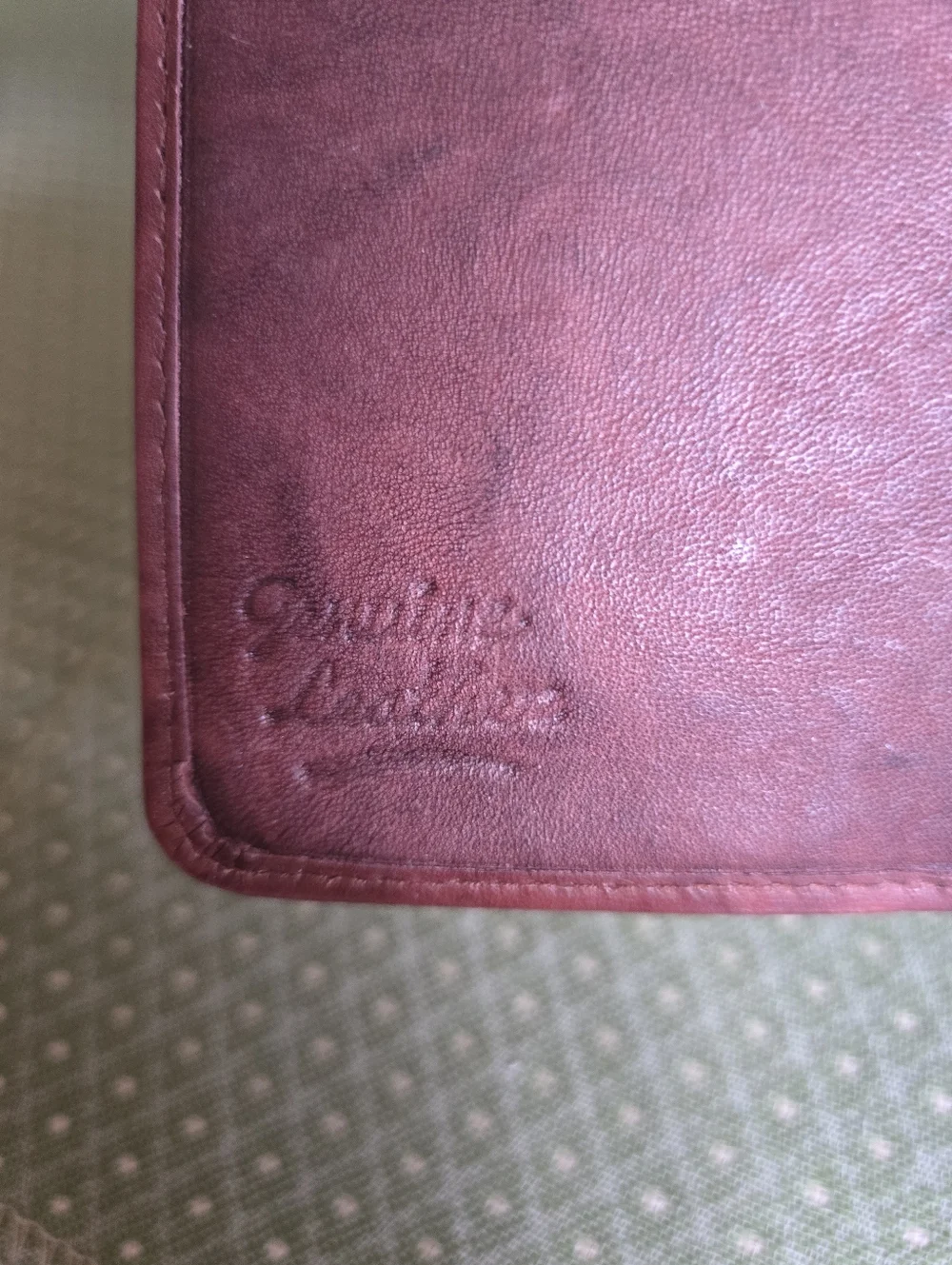 Leather Bi-Fold Card Wallet